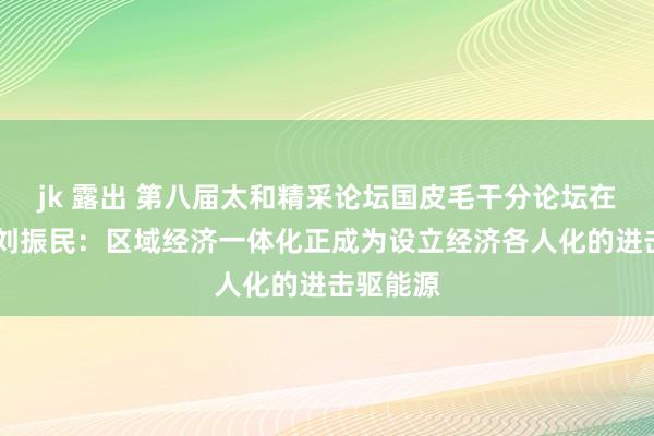 jk 露出 第八届太和精采论坛国皮毛干分论坛在京举行 刘振民：区域经济一体化正成为设立经济各人化的进击驱能源