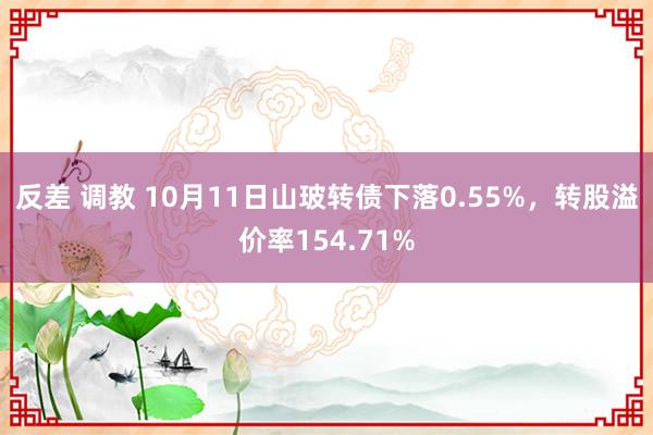 反差 调教 10月11日山玻转债下落0.55%，转股溢价率154.71%