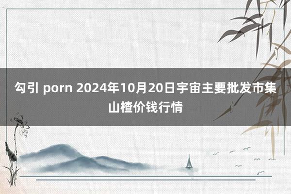 勾引 porn 2024年10月20日宇宙主要批发市集山楂价钱行情