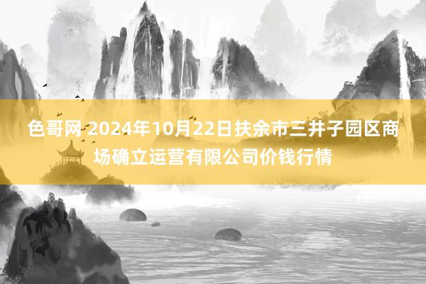 色哥网 2024年10月22日扶余市三井子园区商场确立运营有限公司价钱行情