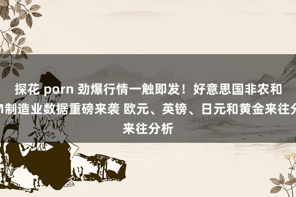 探花 porn 劲爆行情一触即发！好意思国非农和ISM制造业数据重磅来袭 欧元、英镑、日元和黄金来往分析