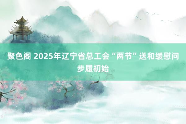 聚色阁 2025年辽宁省总工会“两节”送和缓慰问步履初始